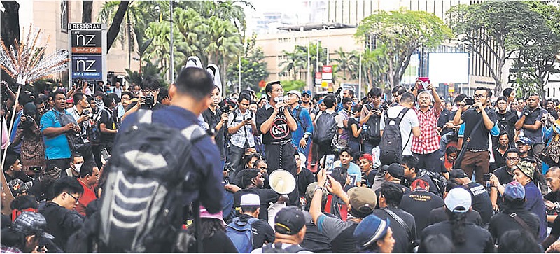 Human rights lawyers have also criticised police for the arrests, calling the action a pre-emptive strike to prevent the #KitaLawan rally from taking place. u00e2u20acu201d Picture by Ahmad Zamzahuri  