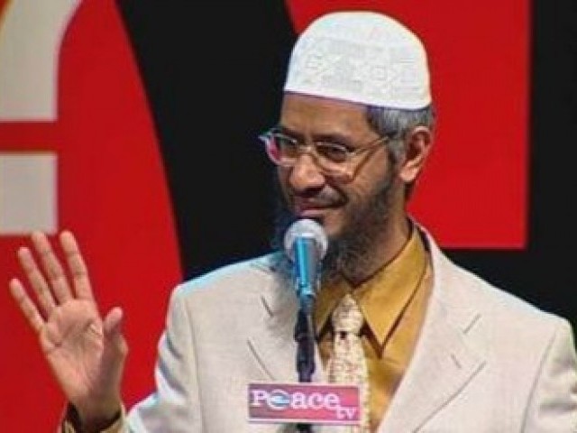 Dr Zakir Naik of India. u00e2u20acu201d Video screengrab