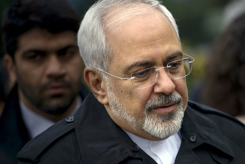 Iranian Foreign Minister Javad Zarif is seen as he walks through a courtyard at the Beau Rivage Palace Hotel during an extended round of talks in Lausanne April 1, 2015. u00e2u20acu201d Reuters pic