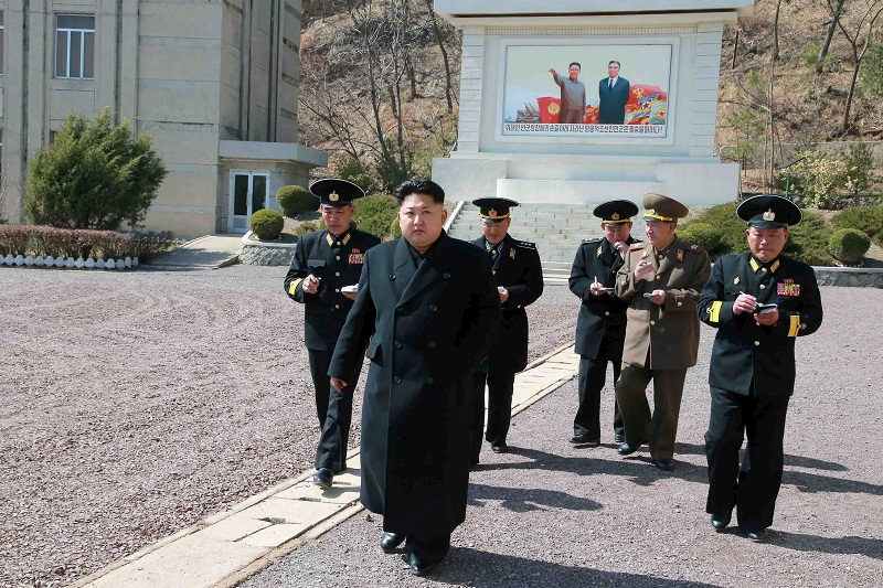 North Korean leader Kim Jong Un inspects the Korean Peopleu00e2u20acu2122s Army (KPA) Navy Unit 164 in this undated photo released by North Koreau00e2u20acu2122s Korean Central News Agency (KCNA) in Pyongyang April 4, 2015. u00e2u20acu201d Reuters pic