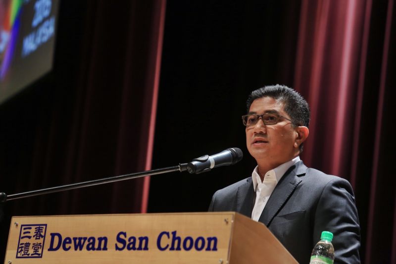 Azmin Ali speaks at the Asean Civil Society Conference in Kuala Lumpur, April 23, 2015. u00e2u20acu2022 Picture by Saw Siow Feng 