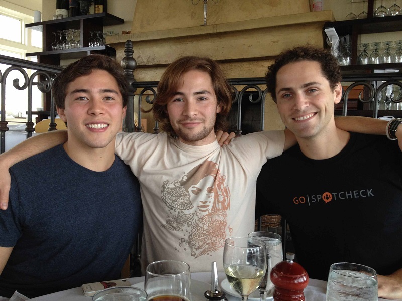 Dr Betty Sim Kim Lee’s sons (from left) — Ben, Seth, and Alexander — are big supporters of the good work she and her husband Dr Stephen Hoffman do.