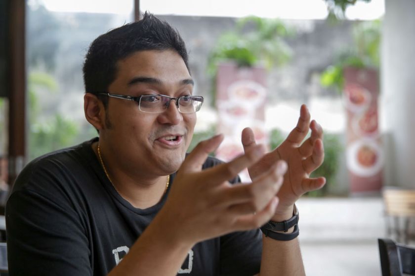 Jeya 'Ganes Kisnan speaks to Malay Mail Online in Kuala Lumpur. u00e2u20acu201d Picture by Boo Su-Lynnn