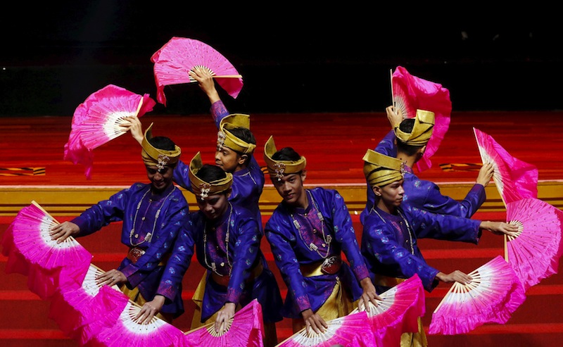 Performers participate in the opening ceremony of the 26th Asean Summit in Kuala Lumpur, Malaysia, April 27, 2015. u00e2u20acu201d Reuters pic