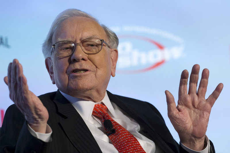 Warren Buffett, chief executive officer and chairman of Berkshire Hathaway Inc, speaks at a National Auto Dealers Association event in New York March 31, 2015. u00e2u20acu201d Reuters pic