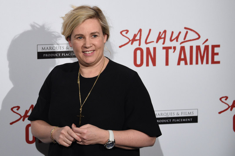 French chef Helene Darroze poses before the screening of the new film 'Salaud, on t'aime' ('Bastard, we love you') on March 31, 2014 in Paris. u00e2u20acu201d AFP pic 