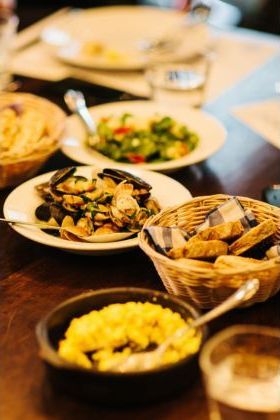 Some of the dishes for the CO.Lab: Cocotte x Artichoke weekend brunch.