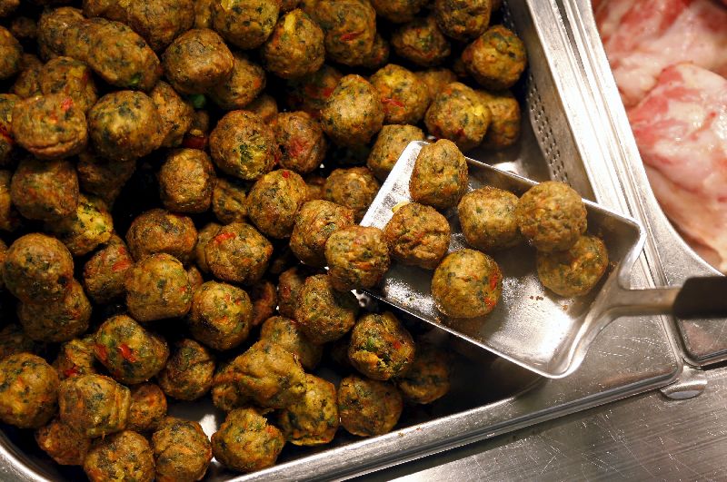 The IKEA ‘Veggie balls’ launched in Brussels. 