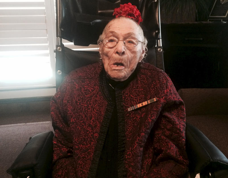 Gertrude Weaver is pictured Camden, Arkansas in this undated handout photo April 1, 2015. u00e2u20acu201d Reuters pic