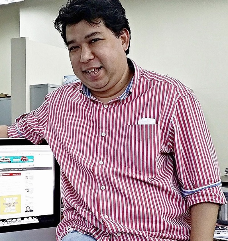 The news portal’s chief executive Jahabar Sadiq was arrested yesterday after showing up at the Dang Wangi district police headquarters to have his statement recorded. — file pic