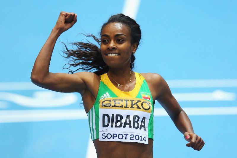 Ethiopian athlete Genzebe Dibaba, Laureus 2015 sportswoman of the year u00c2u00a9 Laureus awards