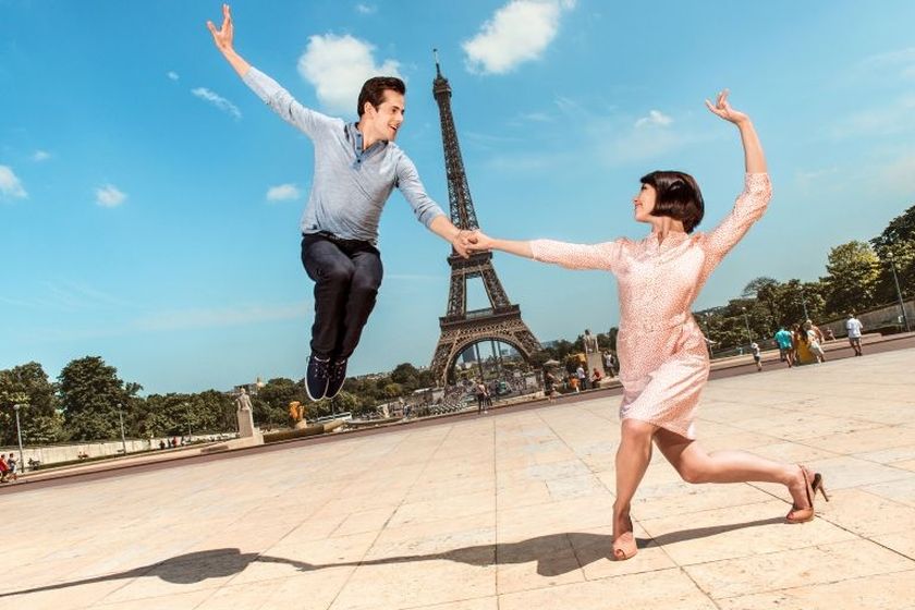 Leanne Cope (Lise) and Robert Fairchild (Jerry) for 'An American in Paris'. u00e2u20acu201d AFP pic