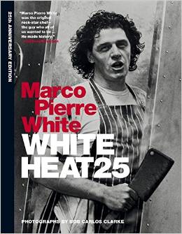 Book cover of Marco Pierre White’s ‘White Heat 25’. — Pic courtesy Amazon.com