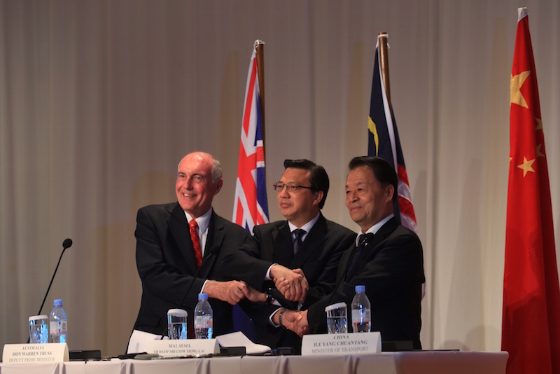 The transport ministers of three nations — Malaysia, Australia, China — said in a joint statement on Thursday that they will expand and extend the search if necessary. — Picture by Saw Siow Feng