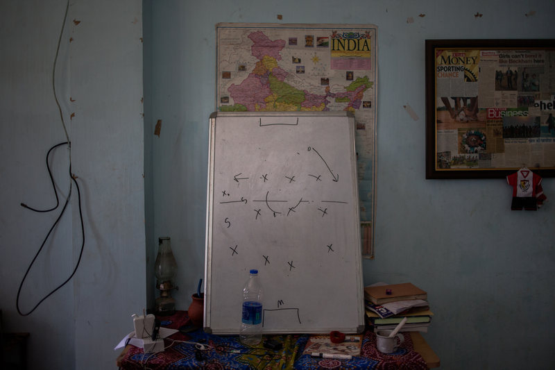A whiteboard at the Yuwa School in Hutup Village, near the Indian city of Ranchi March 22, 2015. The whiteboard was most useful to help explain often complex issues in the recent Iran-US nuclear talks. u00e2u20acu201d AFP pic