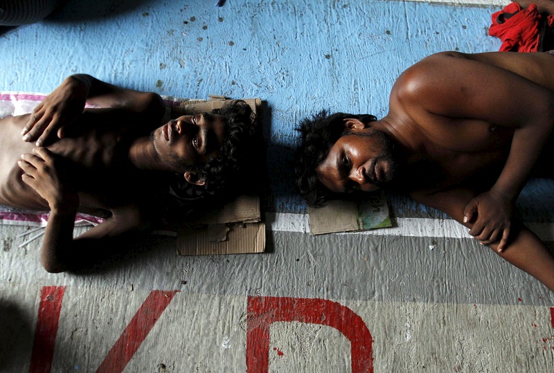 Migrants who arrived in Indonesia by boat rest inside a shelter in Kuala Langsa in Indonesia's Aceh Province May 16, 2015.u00e2u20acu201d Reuters pic