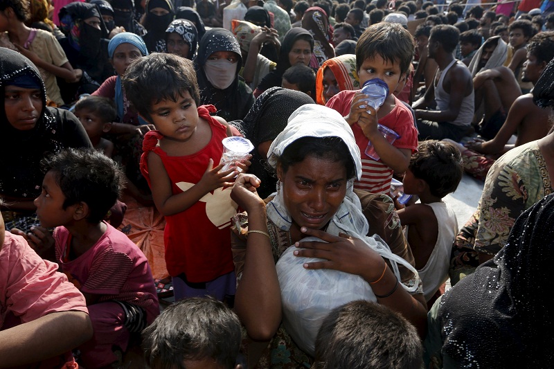 A Rohingya migrant woman who arrived by boat cries at the port of Julok village in Kuta Binje, Indonesiau00e2u20acu02dcs Aceh Province, May 20, 2015. u00e2u20acu201d Reuters pic