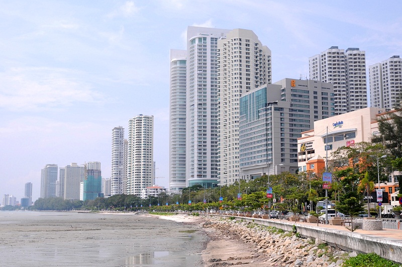 A general view of the Gurney Drive, Penang. May 22, 2015. u00e2u20acu201d Picture by K.E. Ooi