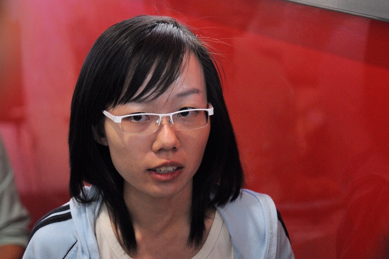 Singapore activist Han Hui Hui said there was no reason for Malaysia to deport Hong Kong student activist Joshua Wong. u00e2u20acu201d Picture by K.E. Ooi