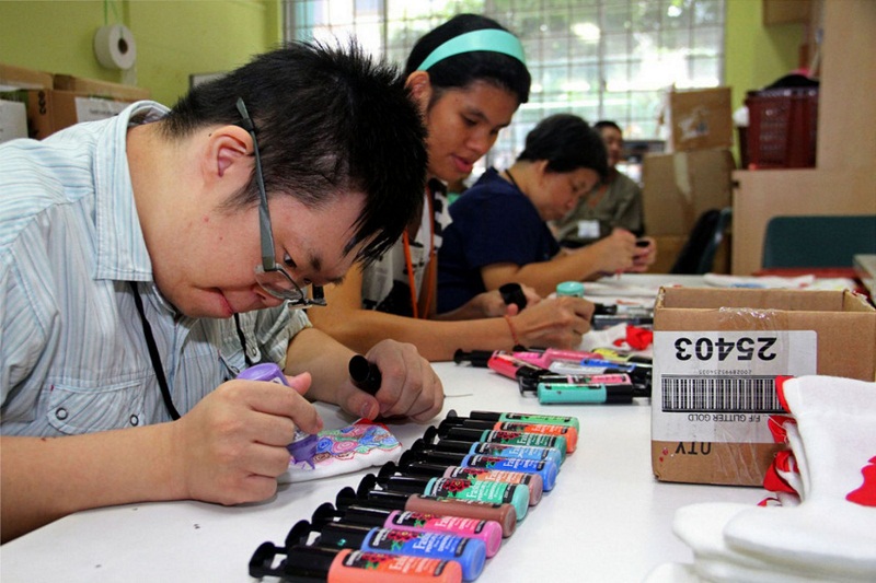 Intellectually disabled clients from MINDS. u00e2u20acu201d TODAY pic