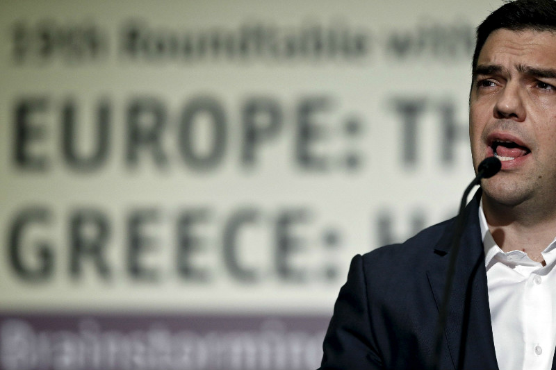 Greek Prime Minister Alexis Tsipras deliverd a speech during the Economist Conference on u00e2u20acu02dcEurope: The comeback, Greece: How resilient?u00e2u20acu2122 in Athens, May 15, 2015. u00e2u20acu201d Reuters pic