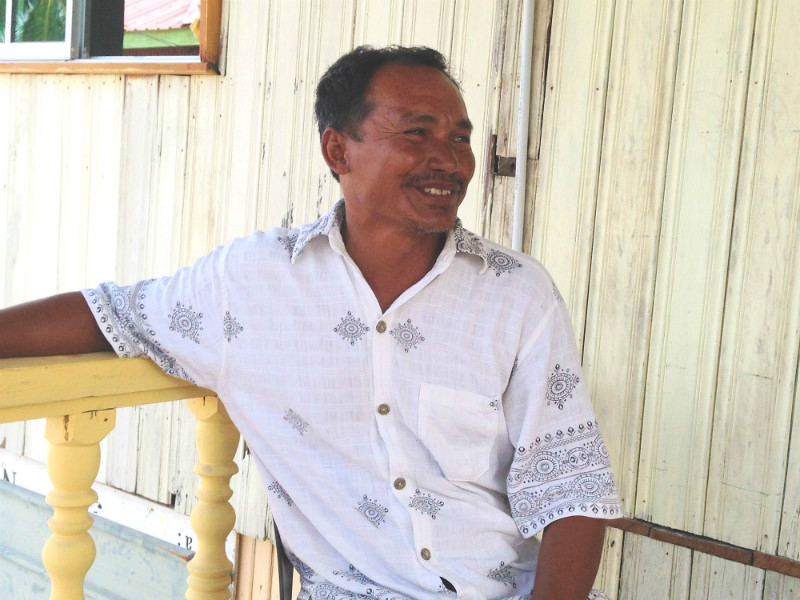 Mohd Tahir Ismawi, a village chief on Mantanani Island, Sabah.