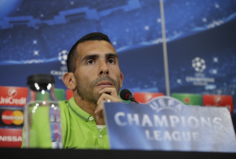 Juventusu00e2u20acu2122 Carlos Tevez at a press conference at the Juventus Stadium in Turin, Italy, May 5, 2015. u00e2u20acu201d Reuters pic