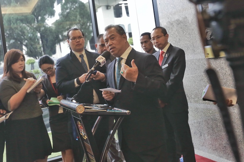 Muhyiddin Yassin parliament, May 21, 2015. u00e2u20acu201d Picture by Saw Siow Feng