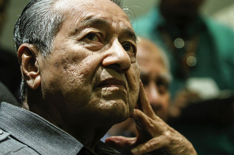 Former prime minister Tun Dr Mahathir Mohamad attends a press conference after launching his book at the Perdana Leadership Foundation in Putrajaya, May 18, 2015. u00e2u20acu201d Picture by Yusof Mat Isa