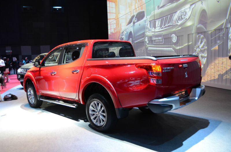 Rear view of the 2015 Triton.