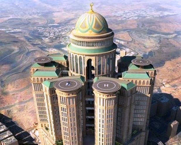 An artistu00e2u20acu2122s rendering of Saudi Arabiau00e2u20acu2122s Abraj Kudai hotel. u00e2u20acu2022 AFP pic