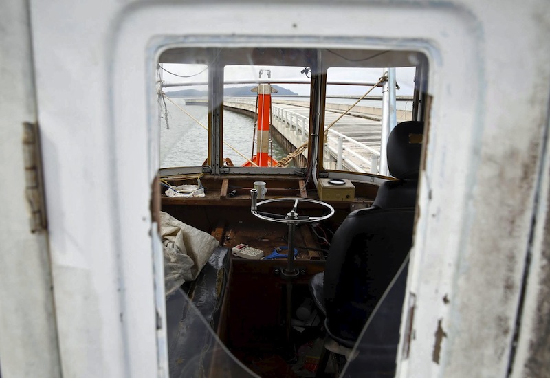 The captain's cabin on a boat that carried Rohingya migrants for three months is seen in Langkawi island, in the Malaysia's northern state of Kedah, Malaysia, May 12, 2015. u00e2u20acu201d Reuters pic