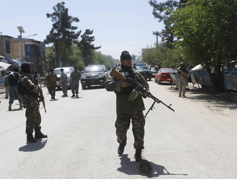 Afghan security forces patrol at the Kunduz, Afghanistan April 30, 2015. u00e2u20acu201d Reuters pic