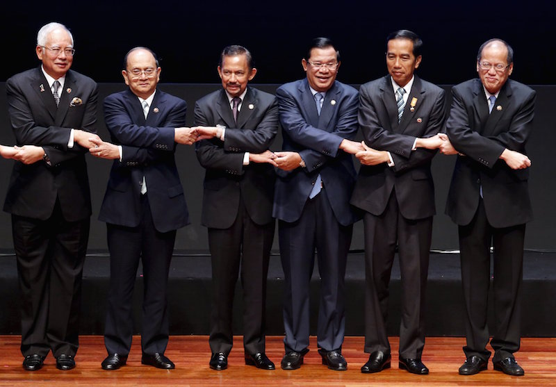 Asean leaders pose for a photo during the opening ceremony of the 26th Asean Summit in Kuala Lumpur. u00e2u20acu201d Reuters pic