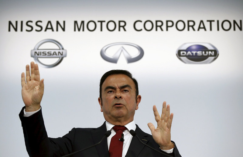 Renault and Nissan Motor CEO Carlos Ghosn speaking at a news conference in Yokohama, May 13, 2015. u00e2u20acu201d Reuters pic