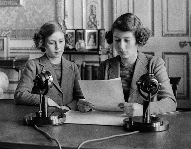 King George VI and Queen Elizabeth allowed the then 19-year-old Elizabeth and 14-year-old Margaret to leave the palace. u00e2u20acu201d File pic