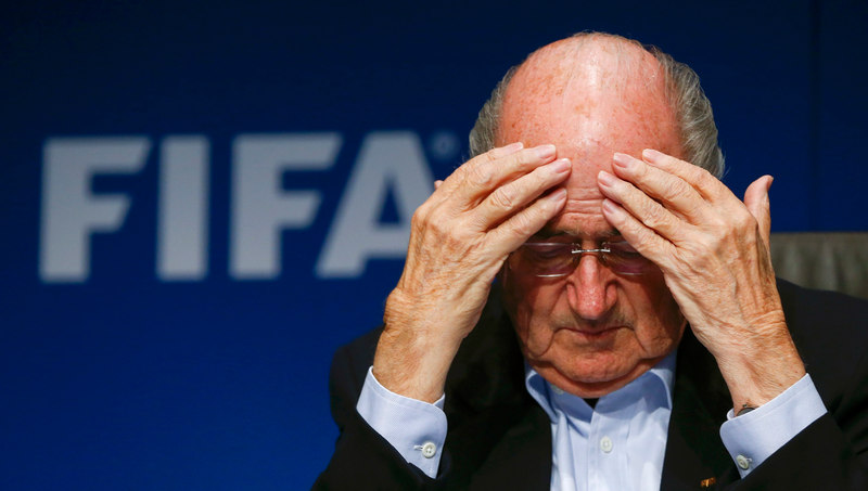 FIFA President Sepp Blatter at a news conference after a FIFA executive committee meeting in Zurich in this September 26, 2014 file picture. u00e2u20acu201d Reuters pic