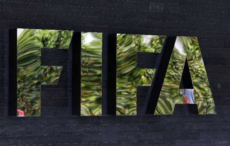 The logo of footballu00e2u20acu2122s international governing body FIFA on its headquarters in Zurich, Switzerland, May 27, 2015. REUTERS/Ruben Sprich