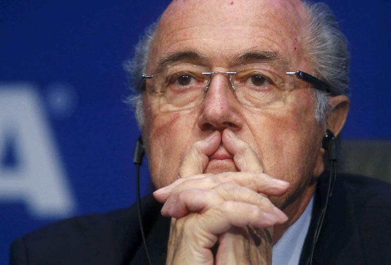 Sepp Blatter pauses at a news conference after an extraordinary Executive Committee meeting in Zurich: Treated with ‘zero respect’.