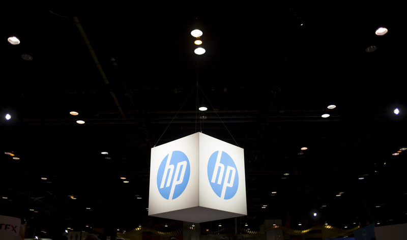 The Hewlett-Packard (HP) logo seen at the Microsoft Ignite technology conference in Chicago, May 4, 2015. u00e2u20acu201d Reuters pic