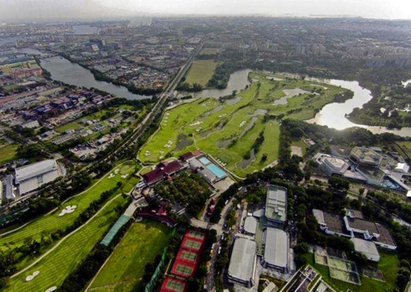 The Kuala Lumpur-Singapore high-speed rail terminus will be built at the site occupied by the Jurong Country Club u00e2u20acu201d seen in this photograph taken using a drone camera u00e2u20acu201d in Jurong East.u00c2u00a0u00e2u20acu201du00c2u00a0TODAY pic