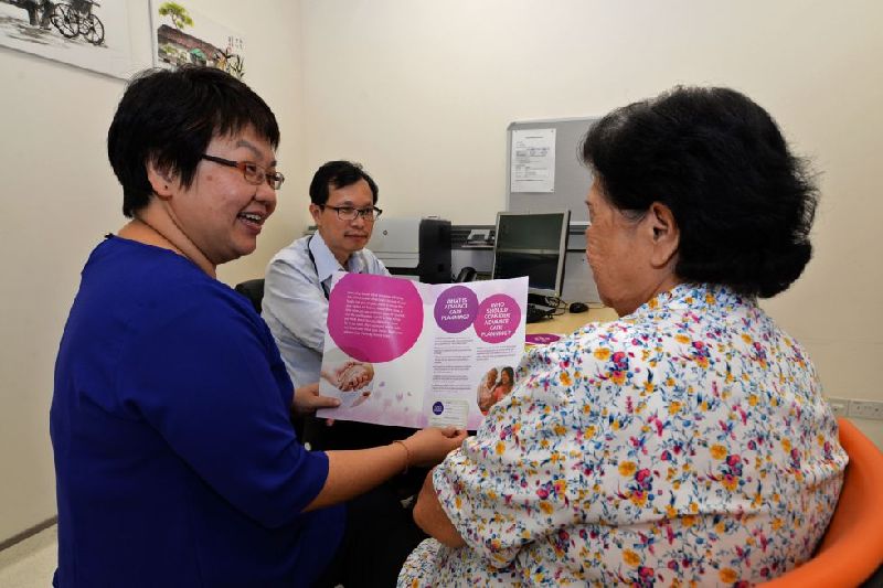 A documented plan makes things easier for members of the family, says retiree Eunice Ang (right).