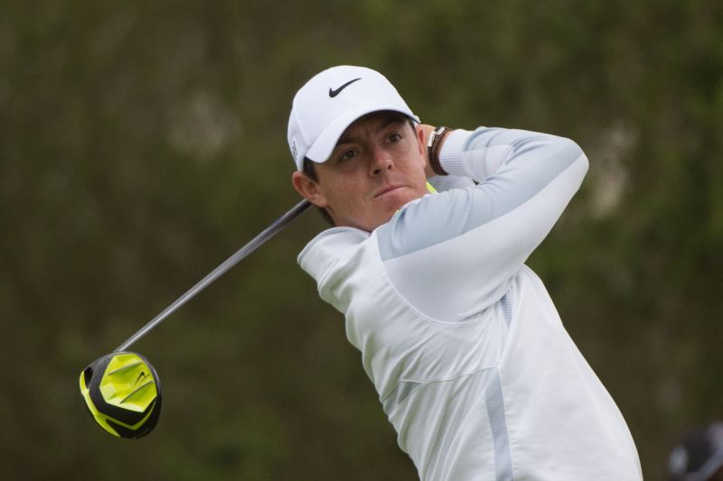 Rory McIlroy tees off on the fourth hole during day four of the World Golf Championships-Cadillac March Play at TPC Harding Park. u00e2u20acu2022 Reuters pic