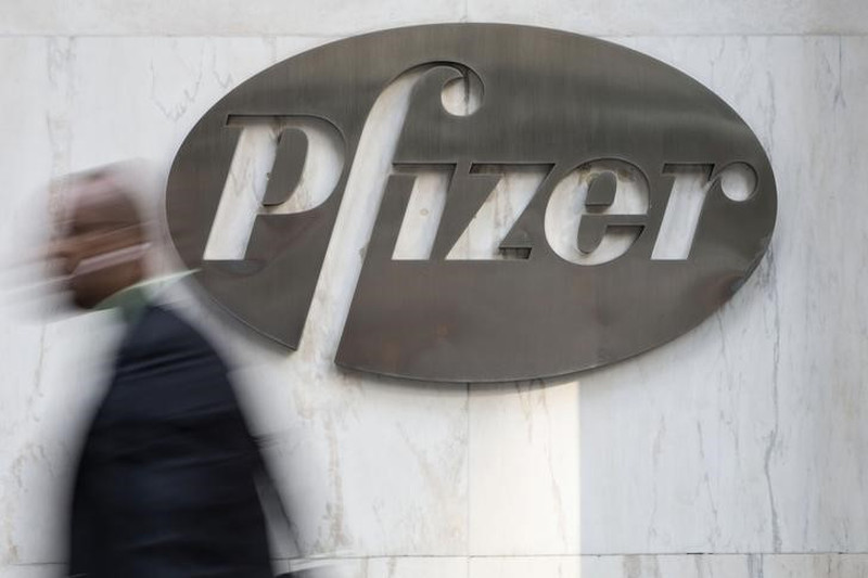 A man walks past Pfizer's world headquarters in New York April 28, 2014. u00e2u20acu201d Reuters pic
