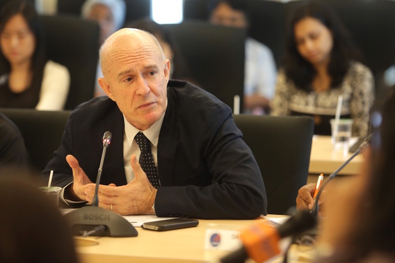 Richard Towie speaks during the GMM-Proham roundtable discussion u00e2u20acu02dcThe Asean Humanitarian Crisis in the Seas of Southeast Asia: What are the Durable Solutions?u00e2u20acu2122 in Kuala Lumpur May 22, 2015. u00e2u20acu201d Picture by Choo Choy May