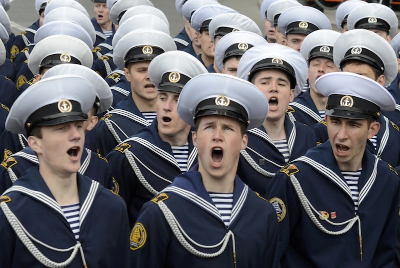 Servicemen march during the Victory Day parade in Vladivostok, Russia, May 9, 2015. u00e2u20acu201d Reuters pic