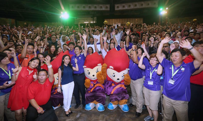 Organisers are targeting for 800,000 to one million visitors at the Kallang cluster during the Games, which will cost S$324.5 million to organise and will see about 4,900 athletes from 11 nations competing across 31 competition venues in three clusters in Kallang, Marina Bay and the Singapore Expo. — TODAY pic