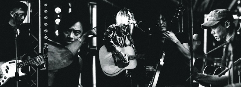 We're going to need more bedrooms: Hanging Up The Moon has evolved from a solo 'bedroom' project by Sean Lam (centre), into a collective featuring members from other bands including The Observatory and Concave Scream. u00e2u20acu201du00c2u00a0TODAY pic