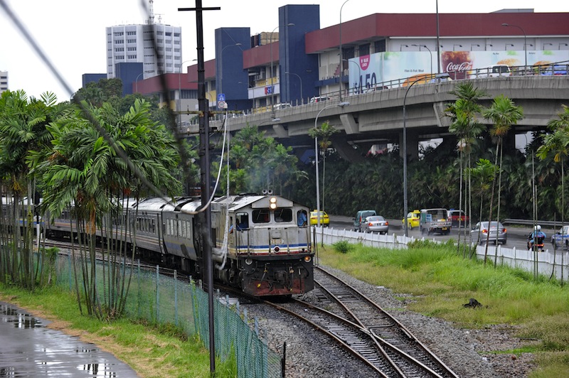 In a picture taken on June 29, 2011 a KTMB train leaves the Tanjong Pagar railway station in Singapore for Malaysia. u00e2u20acu201du00c2u00a0AFP pic