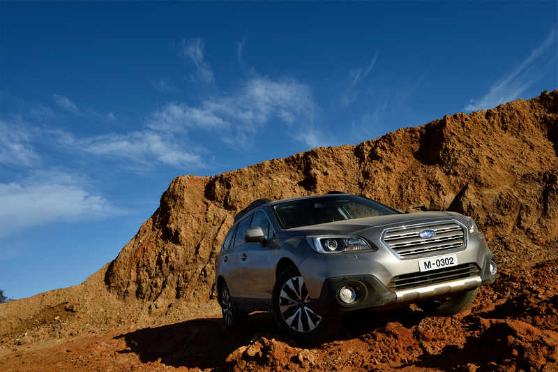 The sixth-generation Subaru Outback has a rugged body shape, bigger tires and muscular fenders. u00e2u20acu201d Picture courtesy of Subaru